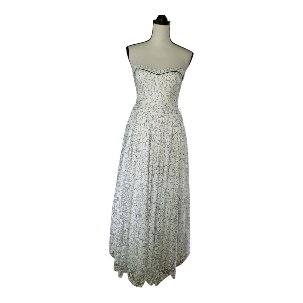 Speechless Cinderella White & Black Lace Gown Fit And Flare Size 3‎